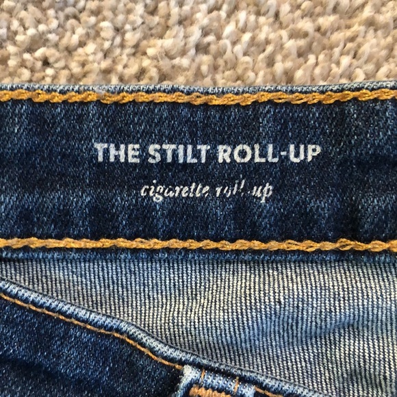 AG DENIM Adriano Goldshmied the stilt roll up cigarette jean crop 28 - Picture 2 of 8